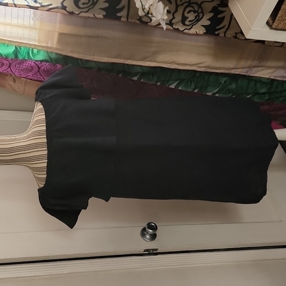 Saks Fifth Avenue  Blue Off  Shoulder Ruffle Dress - Picture 7 of 7